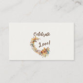 Carte De Placement Celebrate (Dos)