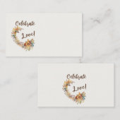 Carte De Placement Celebrate (Devant / Derrière)