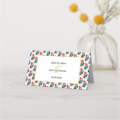 Carte De Placement Célébration élégante des Mariages d'AFRIQUE DU SUD (Dos)