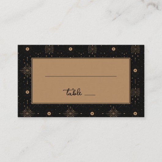 Carte De Placement Celestial Romance Wedding (Devant)