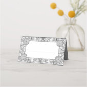 Carte De Placement Céramique gris dentelle (Devant)