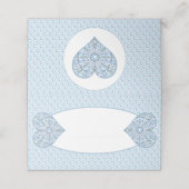 Carte De Placement Céramique Lace Bleu clair (Extérieur déplié)