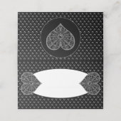 Carte De Placement Céramique noir (Extérieur déplié)