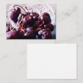 Carte De Placement Cerises (Devant / Derrière)