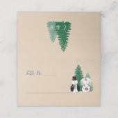 Carte De Placement C'Est La Saison D'Être Marié Hiver Mignonne (Extérieur déplié)