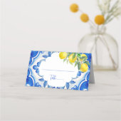 Carte De Placement C'est l'amore Carrelage bleu citron shower de mari (Devant)