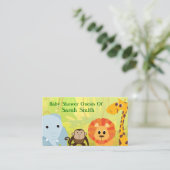 Carte De Placement C'est un Baby shower de jungle (Debout devant)