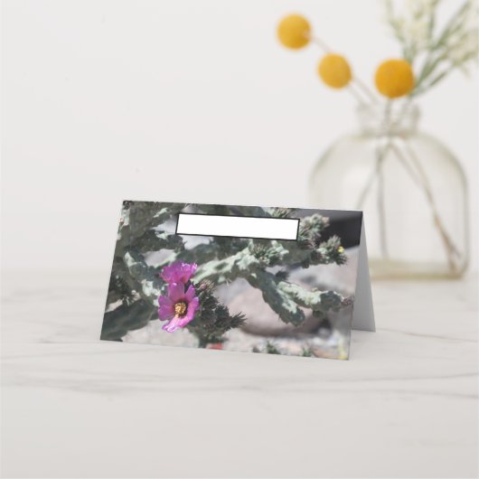 Carte De Placement Challa Cactus en fleurs (Devant)