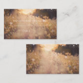 Carte De Placement Champ de fleurs Mariage campagnard rustique Place  (Devant / Derrière)