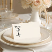 Carte De Placement Champagne de sable chic