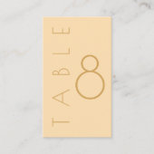 Carte De Placement Champagne moderne Mariage tonal (Devant)