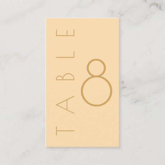 Carte De Placement Champagne moderne Mariage tonal (Devant)