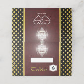 Carte De Placement Chandelier (Extérieur déplié)