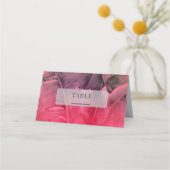 Carte De Placement Chaud rose Tropical Summer Luau Mariage Table (Devant)
