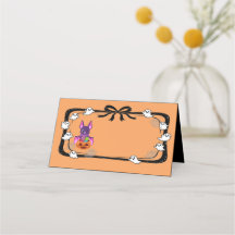 Chauve-souris d'Halloween avec bonbons orange