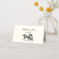 Cheval vintage Mère Bébé Foal ivoire