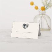 Carte De Placement Chevaux de mariage campagnard en amour (Dos)