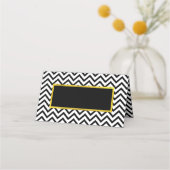 Carte De Placement Chevron Modern Elegance Mariage Table (Devant)