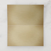 Carte De Placement Chic Black et Gold Foil Personnalisé Carte Place (Intérieur déplié)