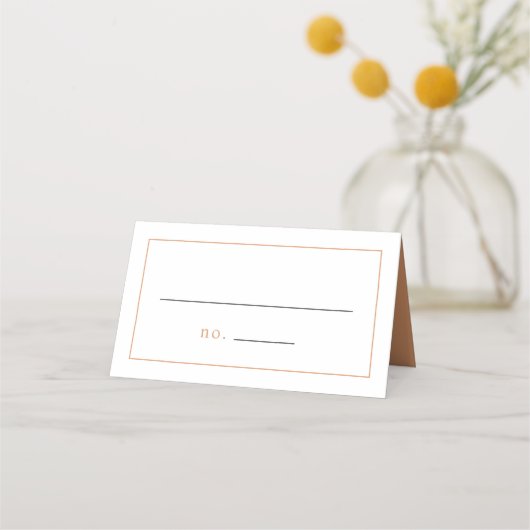 Carte De Placement Chic Dusty rose Ditzy Mariage Floral Carte Place (Devant)