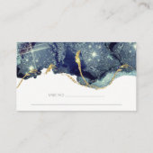 Carte De Placement Chic Fluid Abstrait Enk Gold Parties scintillant M (Dos)