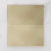 Carte De Placement Chic Glittery Gold Foil Personnalisé Carte Place (Intérieur déplié)