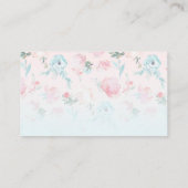 Carte De Placement Chic Ombre French Garden Wedding Numéro De Table (Dos)