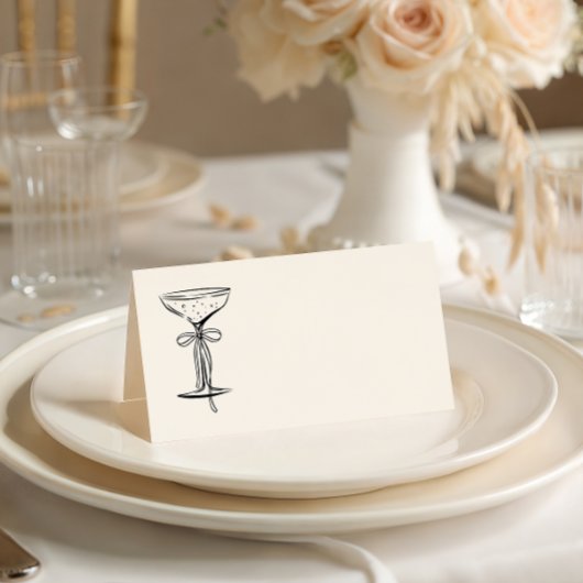 Carte De Placement Chic Sand Champagne 