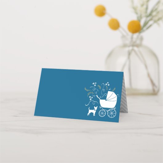 Carte De Placement Chihuahua Chig Baby shower (Devant)