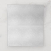 Carte De Placement Christening bleu parties scintillant scintille gar (Intérieur déplié)