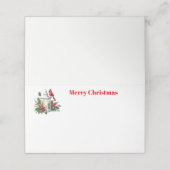 Carte De Placement Christmas Lantern (Extérieur déplié)