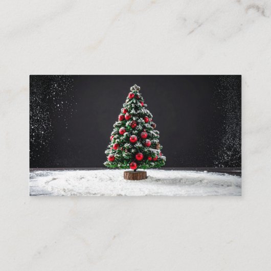 Carte De Placement christmass tree (Dos)