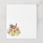 Carte De Placement Chute Thankesgiving Turquie (Extérieur déplié)