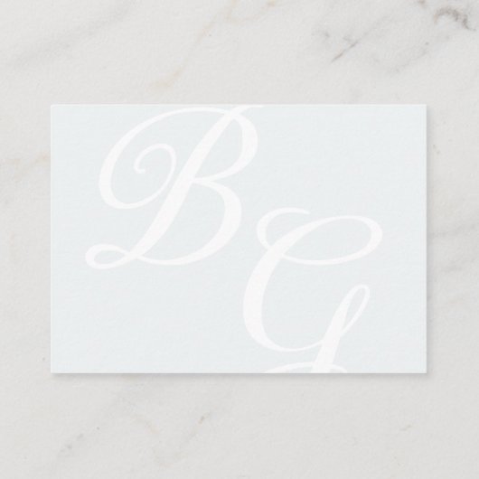 Carte De Placement Cimetière monographique classique Signal RÉSERVÉ (Dos)