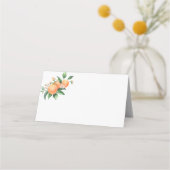 Carte De Placement Citron orange - mariage (Dos)