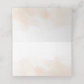 Carte De Placement Citrouille Feuille de rouille Grâces famille Thank (Intérieur déplié)