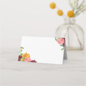 Carte De Placement Citrouille florale de Bourgogne  (Dos)