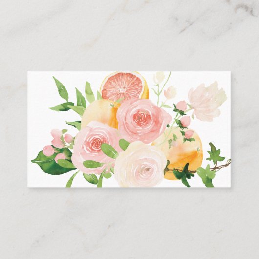 Carte De Placement Citrus blank (Dos)