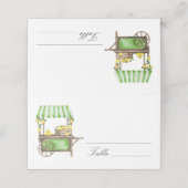 Carte De Placement Citrus lemon - wedding place cards (Extérieur déplié)