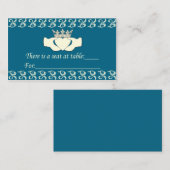 Carte De Placement Claddagh personnalisé (Devant / Derrière)