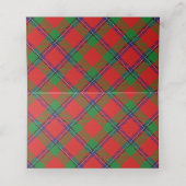 Carte De Placement Clan Sinclair Tartan Motto (Intérieur déplié)
