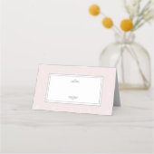 Carte De Placement Classic Art Déco Motif rose Place Carte (Devant)