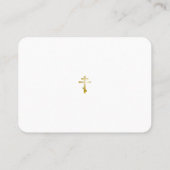 Carte De Placement Classic Photo Orthodox Christian Prayer Card       (Dos)