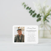 Carte De Placement Classic Photo Orthodox Christian Prayer Card       (Debout devant)