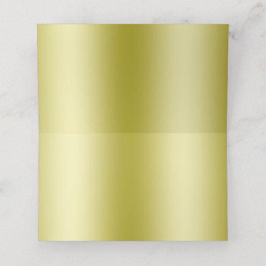 Carte De Placement Classy Gold Parties scintillant & Cercles Mariages (Intérieur déplié)