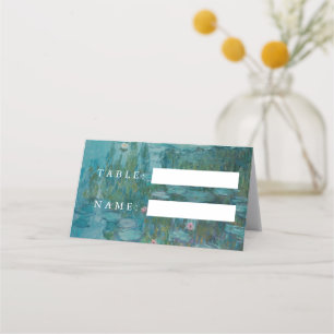 Carte De Placement Claude Monet Water Lilies Mariage