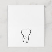 Carte De Placement Clinique de dentisterie dentaire Hygiène buccale b (Extérieur déplié)