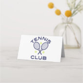 Carte De Placement Club de tennis (Devant)