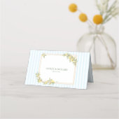 Carte De Placement Coastal Lemon Wedding (Dos)