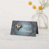 Carte De Placement Coeur steampunk fascinant (Devant)